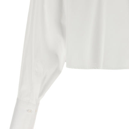Ermanno Scervino White Cotton Blouse