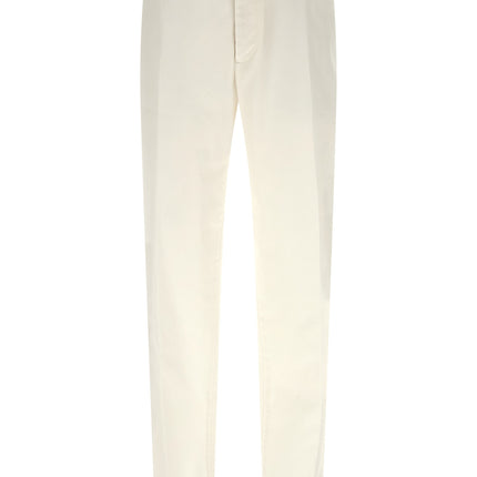 Brunello Cucinelli White Cotton Casual Pants