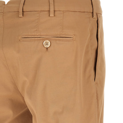 Brunello Cucinelli Beige Cotton Casual Pants