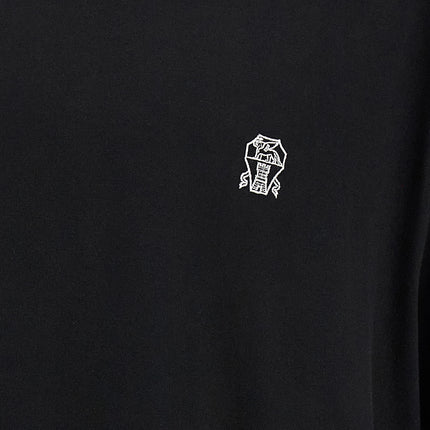 Brunello Cucinelli Black Cotton T-Shirt