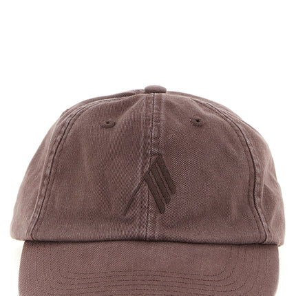 The Attico Brown Cotton Cap (Baseball Hat)