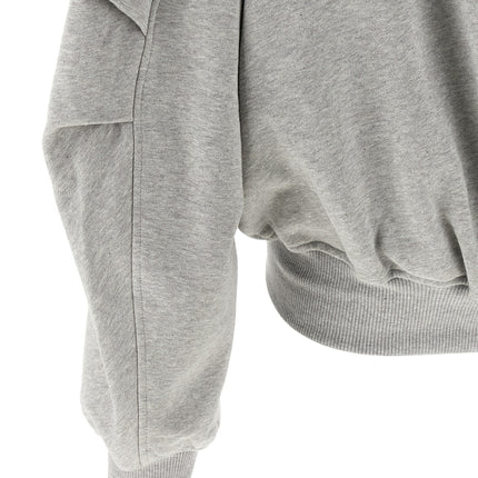The Attico Gray Cotton Sweatshirt