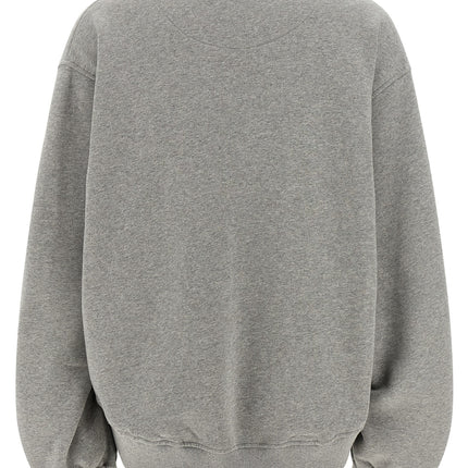 The Attico Gray Cotton Sweatshirt