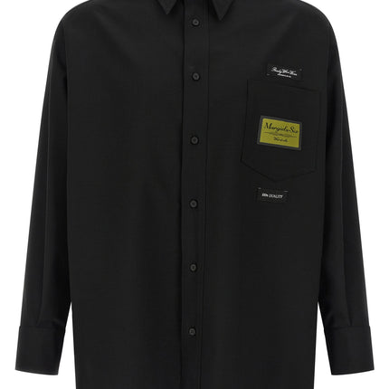MM6 Maison Margiela Black Polyester Blouse