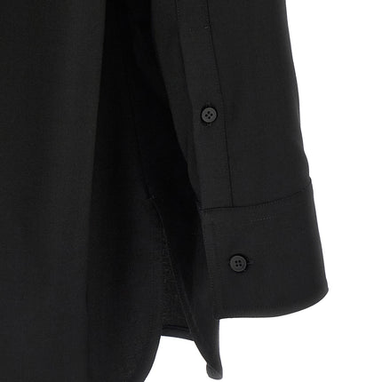 MM6 Maison Margiela Black Polyester Blouse