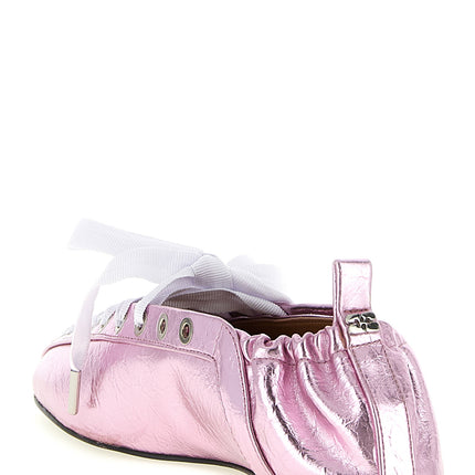 Ganni Multicolor Polyethylene Ballet Flats