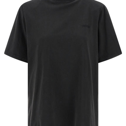 The Attico Black Cotton T-Shirt