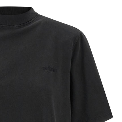 The Attico Black Cotton T-Shirt