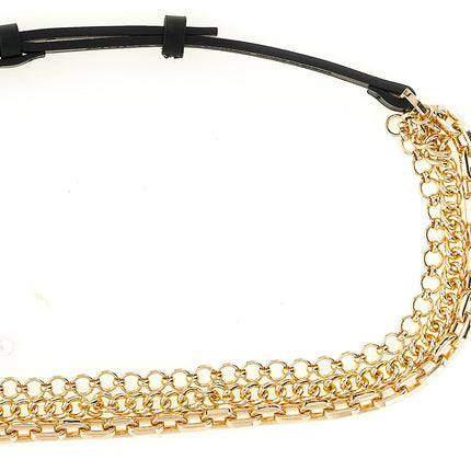 PINKO Gold Cowhide Belt