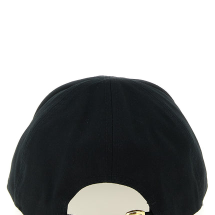 PINKO Black Cotton Cap (Baseball Hat)