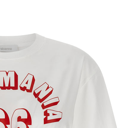 Paco Rabanne White Cotton T-Shirt