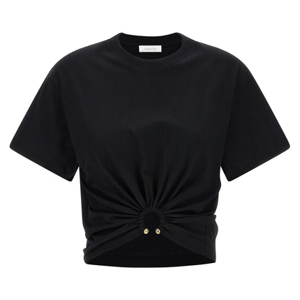 Paco Rabanne Black Cotton T-Shirt