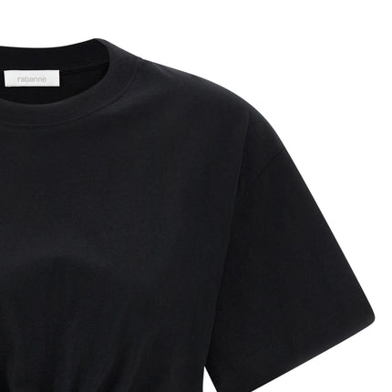 Paco Rabanne Black Cotton T-Shirt
