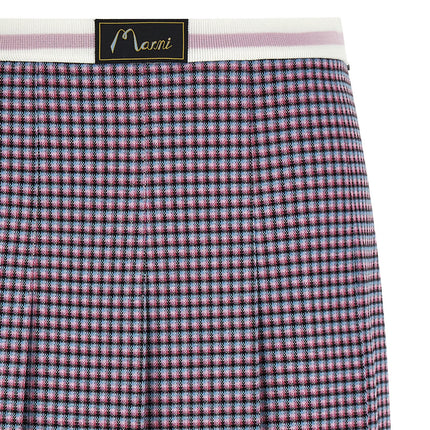 Marni Purple Viscose Long Skirt