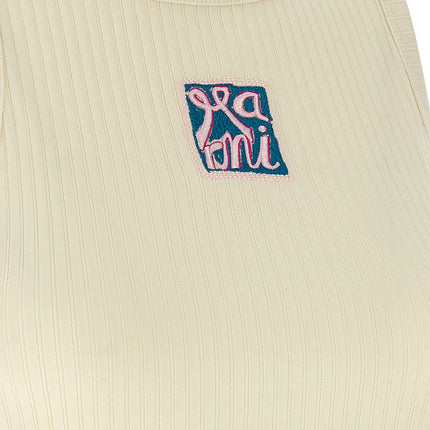 Marni Beige Cotton Tank Tops