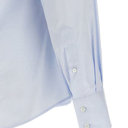 Brunello Cucinelli Blue Cotton Blouse