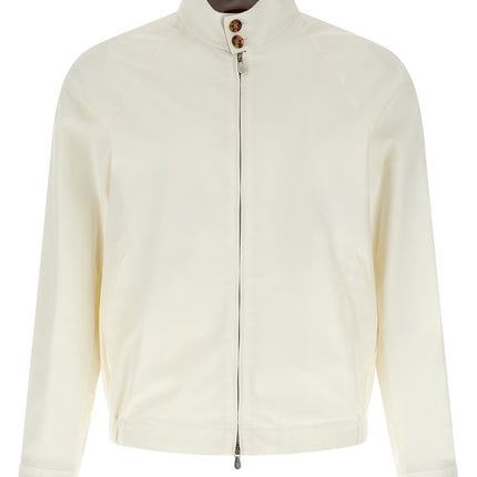 Brunello Cucinelli White Cotton Full-Length Jacket