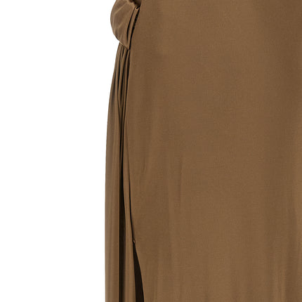 Elisabetta Franchi Beige Viscose Long Dress