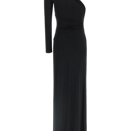 Elisabetta Franchi Black Viscose Long Dress