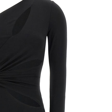 Elisabetta Franchi Black Viscose Long Dress