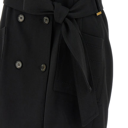 Elisabetta Franchi Black Viscose Short Dress