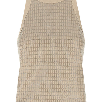 Brunello Cucinelli Beige Cotton Tank Tops