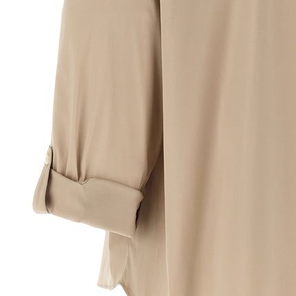 Brunello Cucinelli Beige Cotton Blouse