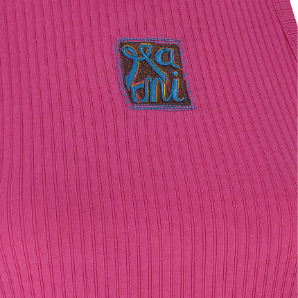 Marni Fuchsia Cotton Sleeveles T-Shirt