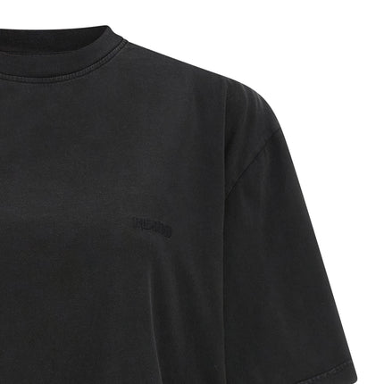 The Attico Black Cotton T-Shirt