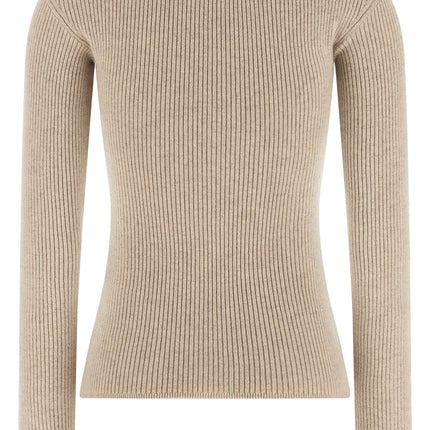 Max Mara Beige Wool Cardigan