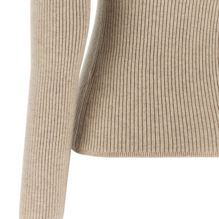 Max Mara Beige Wool Cardigan
