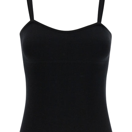 Max Mara Black Virgin Wool Tank Tops