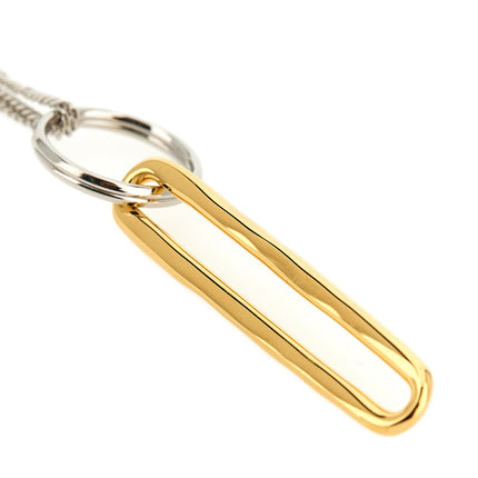Jil Sander Gold Brass Necklace