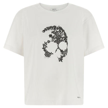 Alexander McQueen Bicolor Cotton T-Shirt