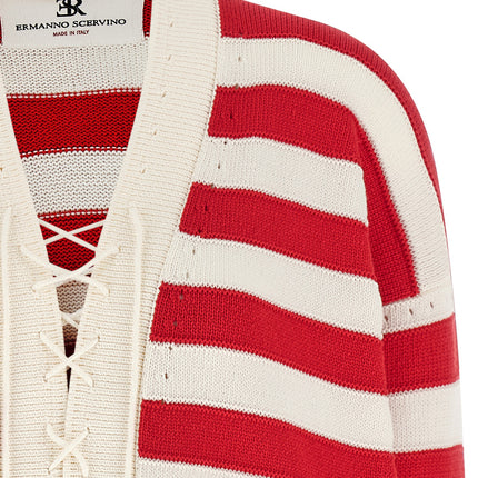 Ermanno Scervino Multicolor Cotton Cardigan