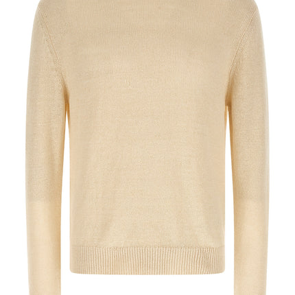 Jil Sander Beige Hemp Cardigan