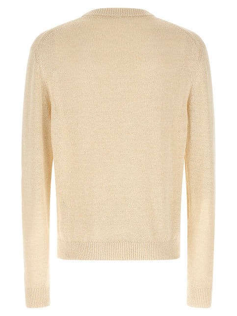 Jil Sander Beige Hemp Cardigan