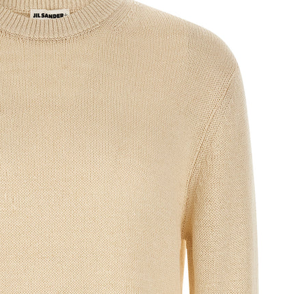 Jil Sander Beige Hemp Cardigan