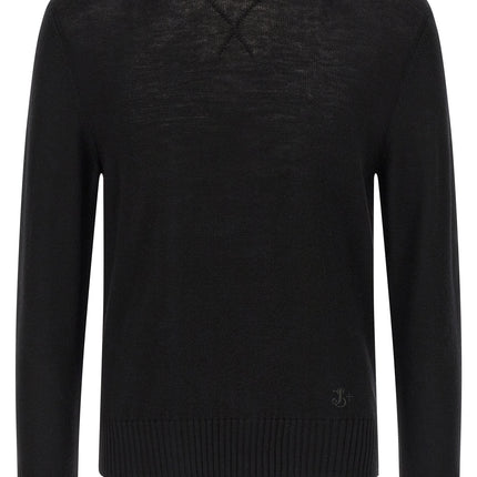 Jil Sander Black Virgin Wool Cardigan