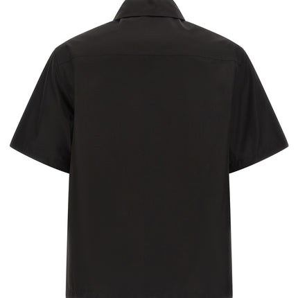 Jil Sander Black Cotton Blouse