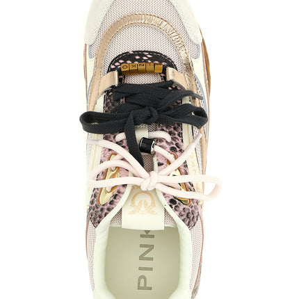 PINKO Multicolor Leather Low Top Sneakers