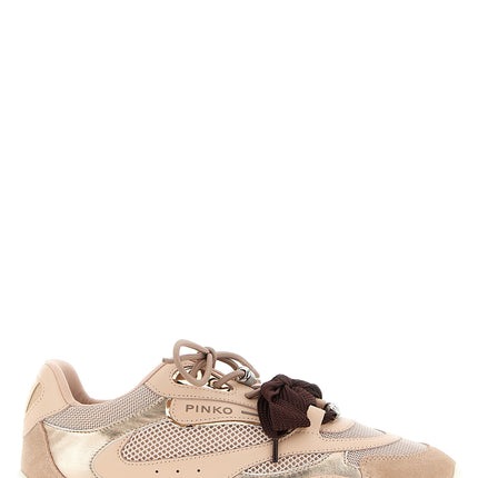 PINKO Multicolor Leather Athletic Sneakers