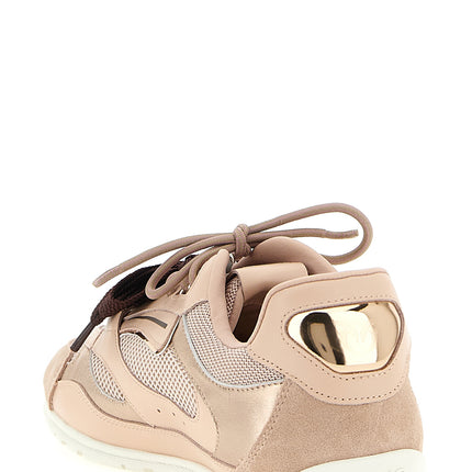 PINKO Multicolor Leather Athletic Sneakers