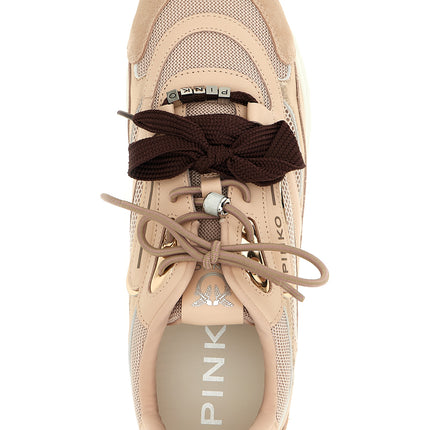 PINKO Multicolor Leather Athletic Sneakers