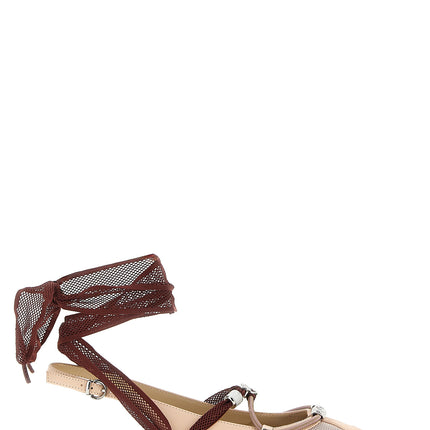 PINKO Multicolor Leather Ballet Flats