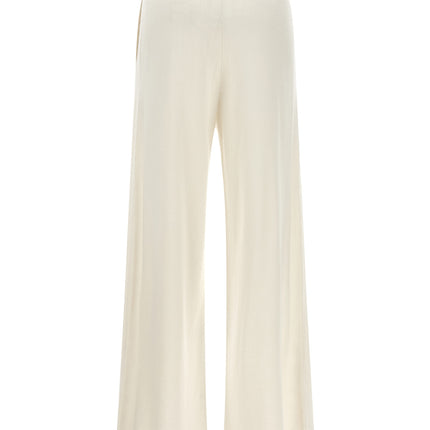 Max Mara White Cashmere Casual Pants