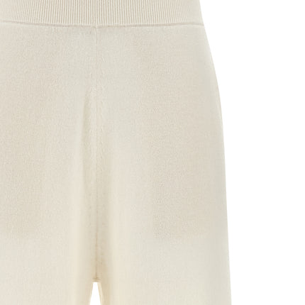 Max Mara White Cashmere Casual Pants