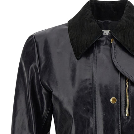 Alexander McQueen Black Cowhide Leather Jacket