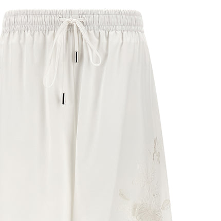 Ermanno Scervino White Cotton Casual Pants