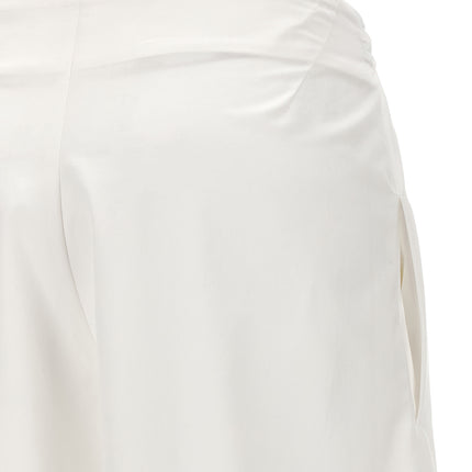 Ermanno Scervino White Cotton Casual Pants